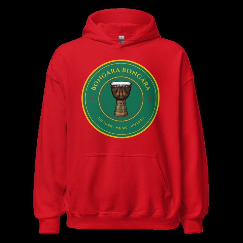 Bongara Bongara Djembe Crest Hoodie Red