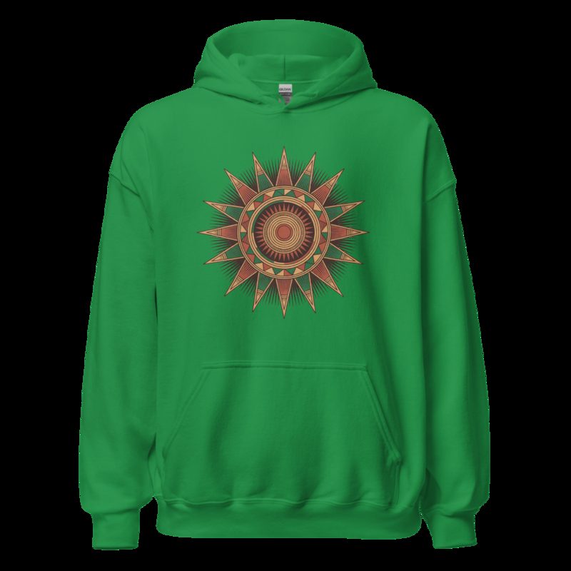 Bongara Bongara Kente Sun Hoodie Irish Green