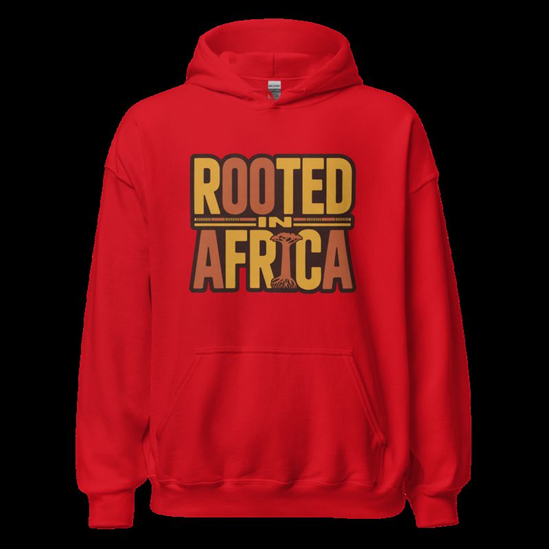 Bongara Bongara Rooted In Africa Hoodie Red