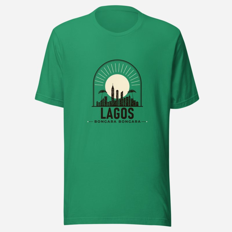 Bongara Bongara Lagos Skyline Tee in Kelly