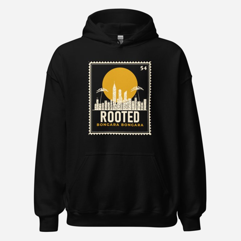 Bongara Bongara Rooted Stamp Hoodie Black