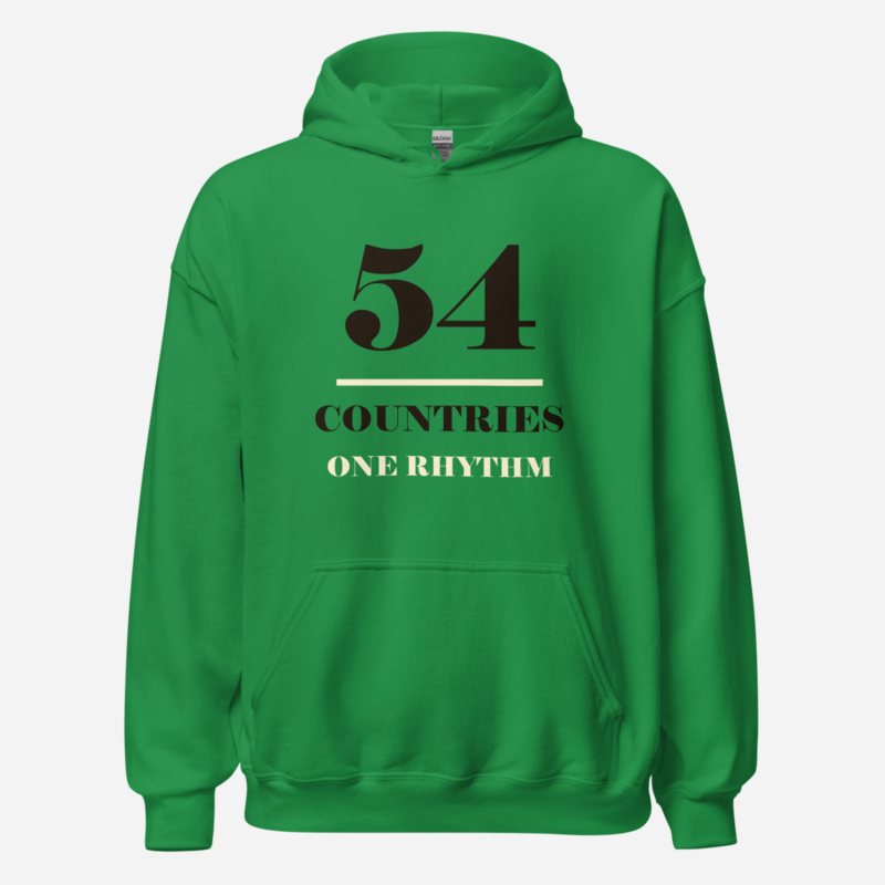 Bongara Bongara 54 Countries One Rhythm Hoodie Irish Green