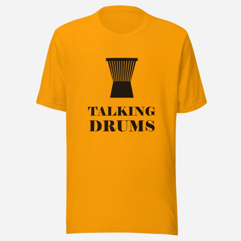 Bongara Bongara Talking Drums Tee Gold
