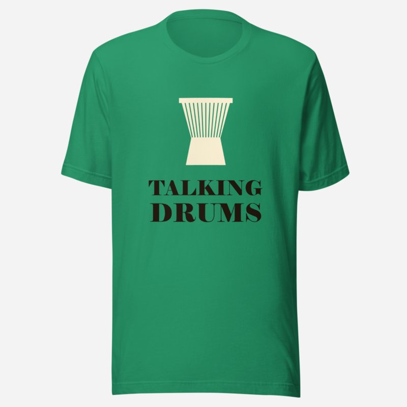 Bongara Bongara Talking Drums Tee in Kelly
