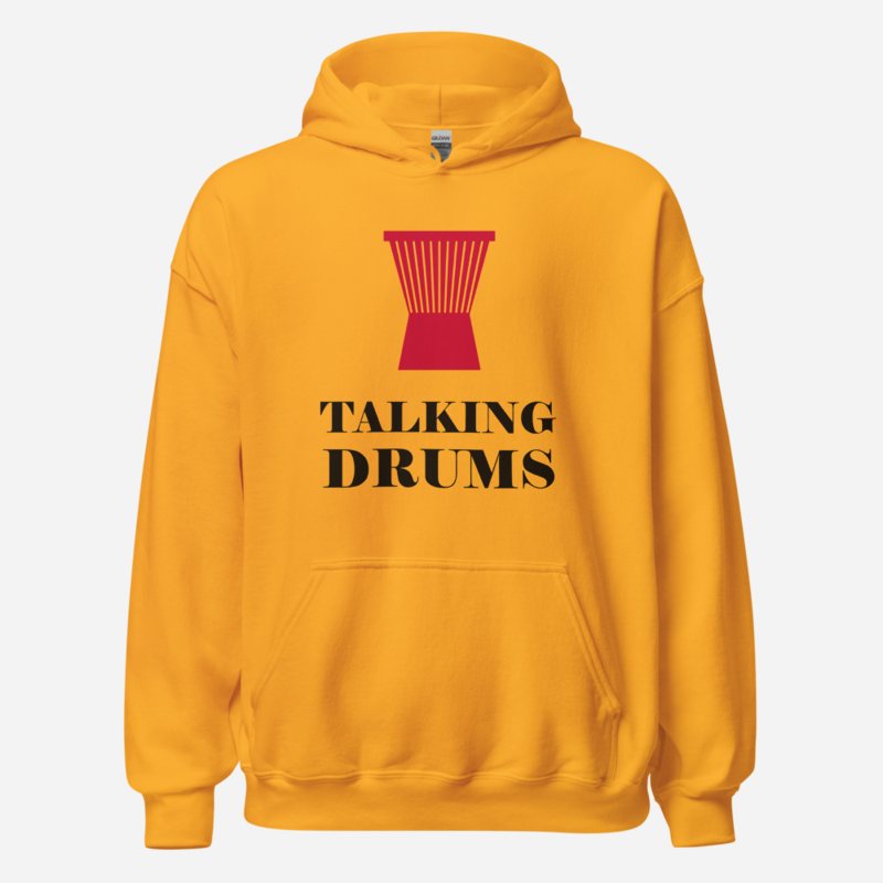 Bongara Bongara Talking Drums Hoodie Gold