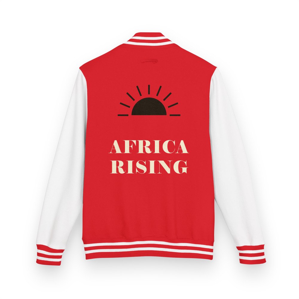Bongara Bongara Africa Rising Varsity Jacket Fire Red/Arctic White
