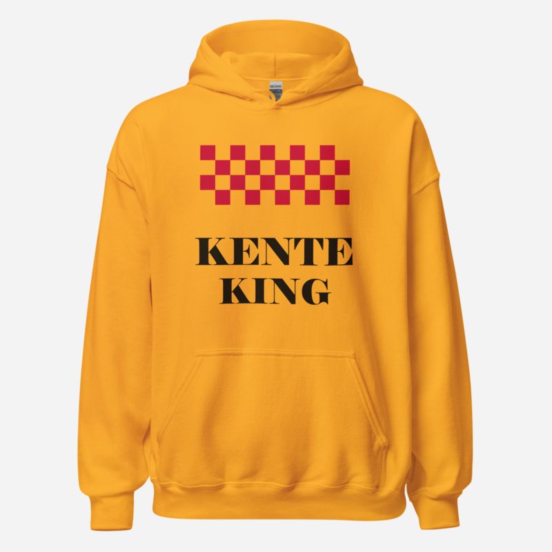 Bongara Bongara Kente King Hoodie Gold