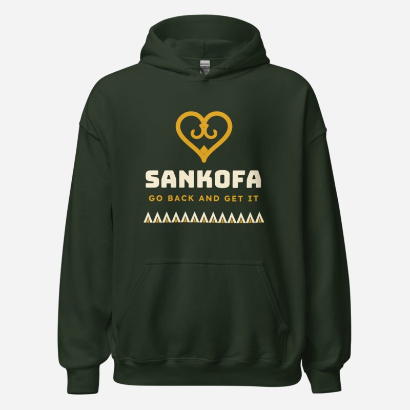 Bongara Bongara Sankofa Hoodie Forest Green