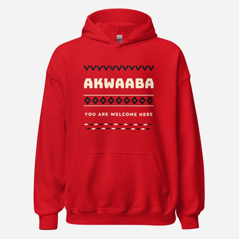 Bongara Bongara Akwaaba Hoodie Red