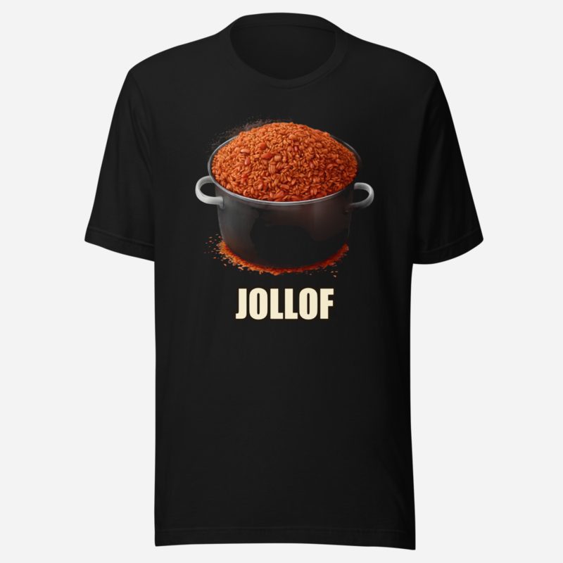 Bongara Bongara Jollof Tee in Black