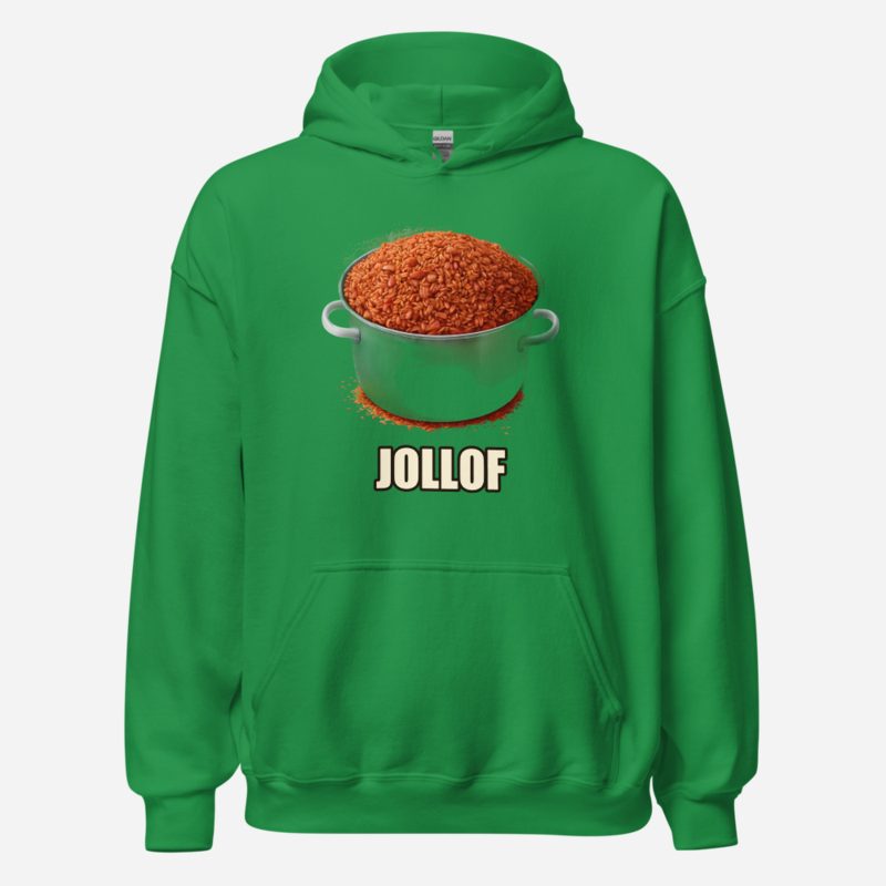 Bongara Bongara Jollof Hoodie in Irish Green