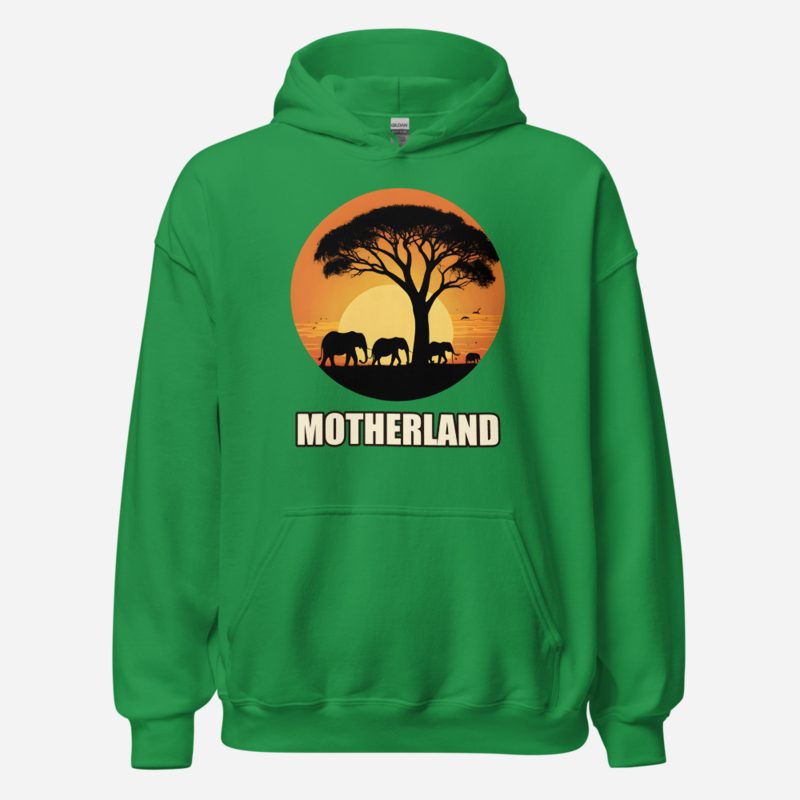 Bongara Bongara Motherland Sankofa Hoodie Irish Green