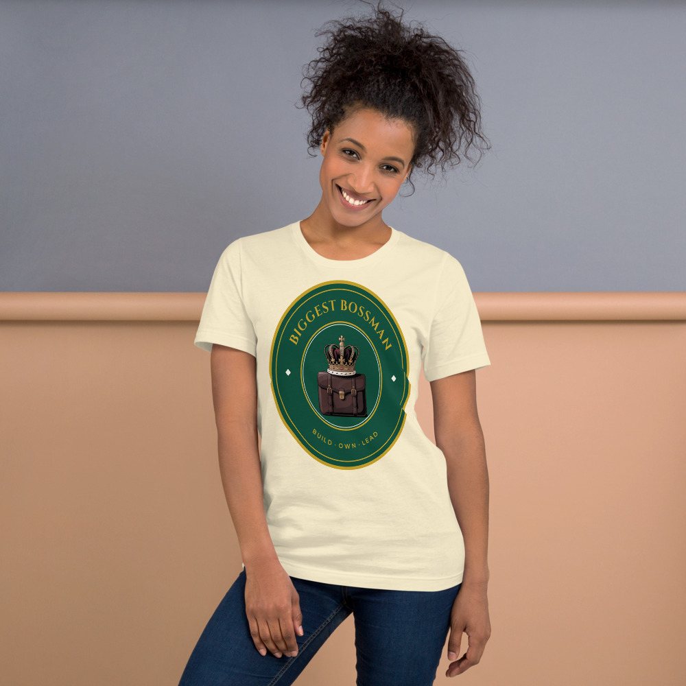 Biggest Bossman Crown Crest Tee Front