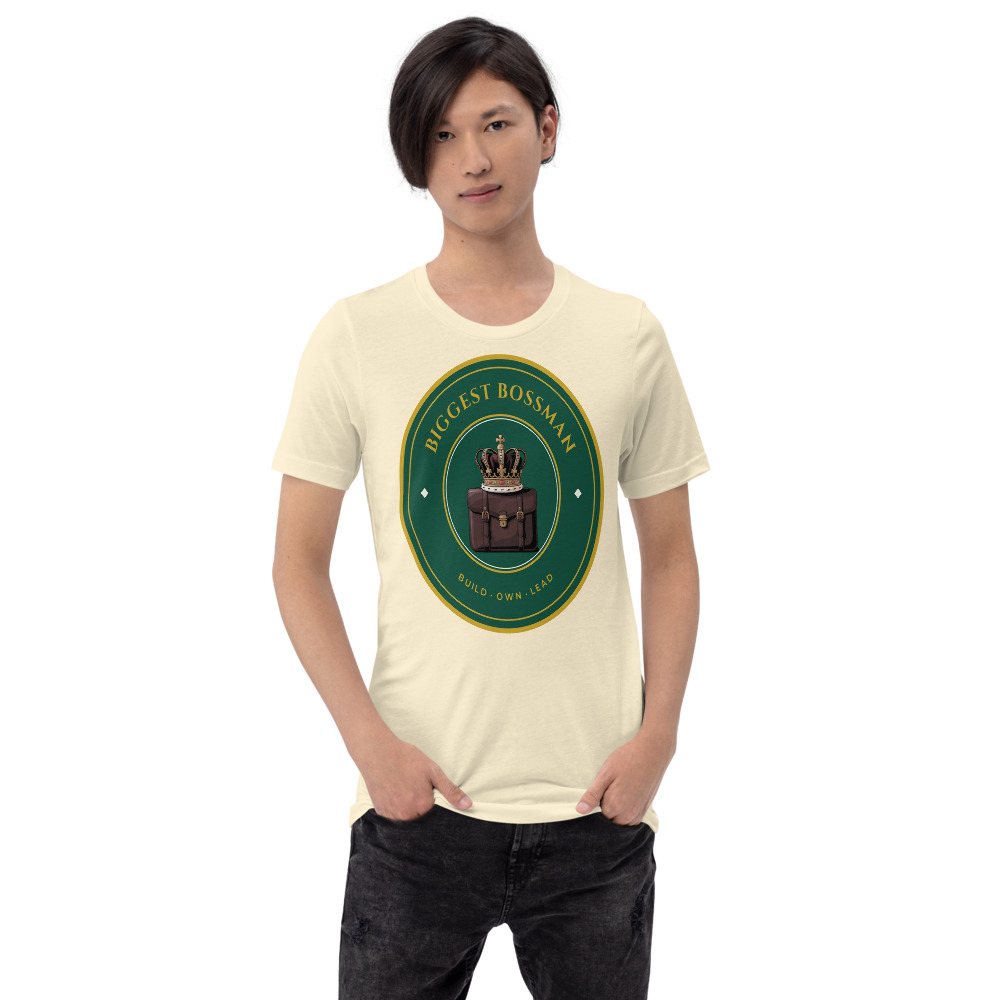 Biggest Bossman Crown Crest Tee Front