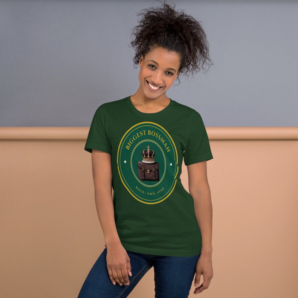 Biggest Bossman Crown Crest Tee Front