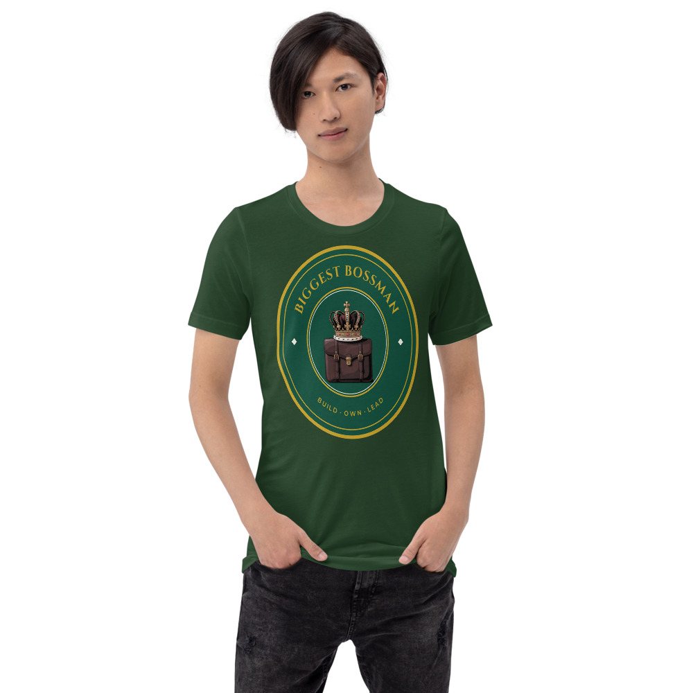 Biggest Bossman Crown Crest Tee Front