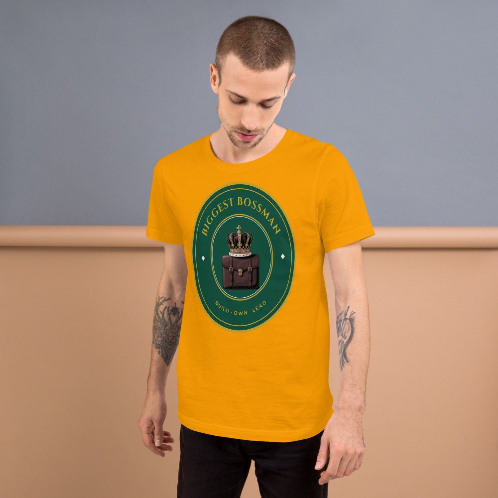 Biggest Bossman Crown Crest Tee Front