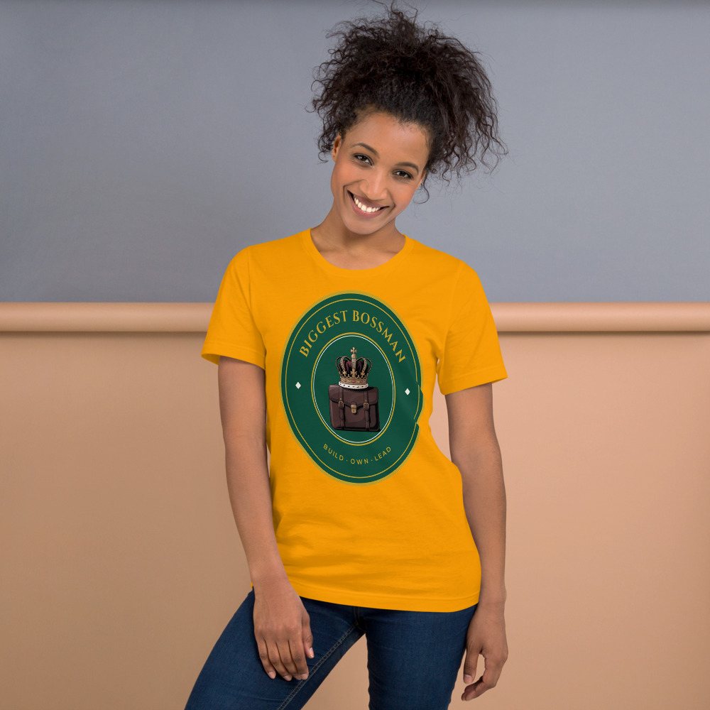 Biggest Bossman Crown Crest Tee Front