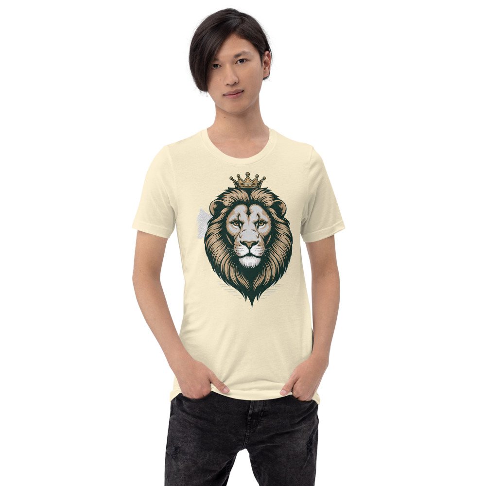 Biggest Bossman Crowned Lion Tee Front