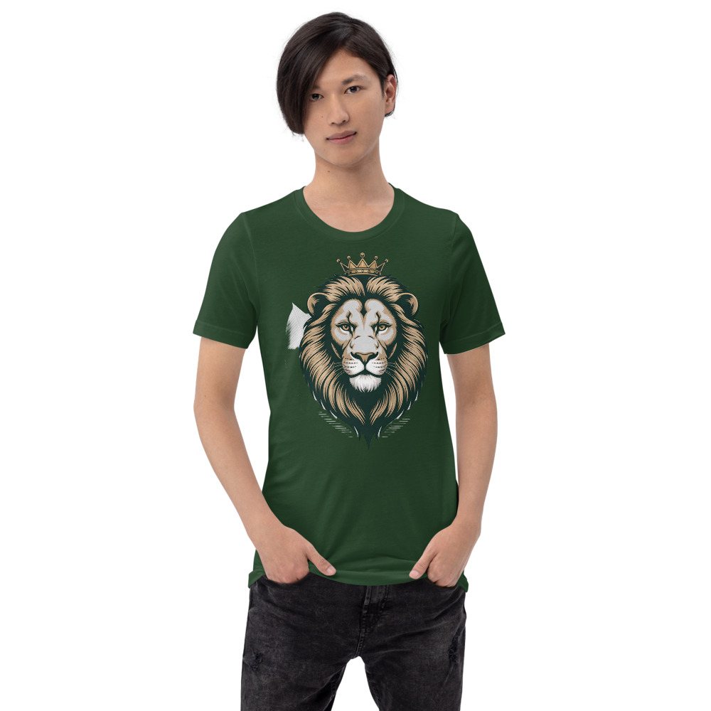 Biggest Bossman Crowned Lion Tee Front