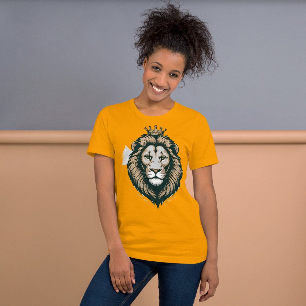 Biggest Bossman Crowned Lion Tee Front
