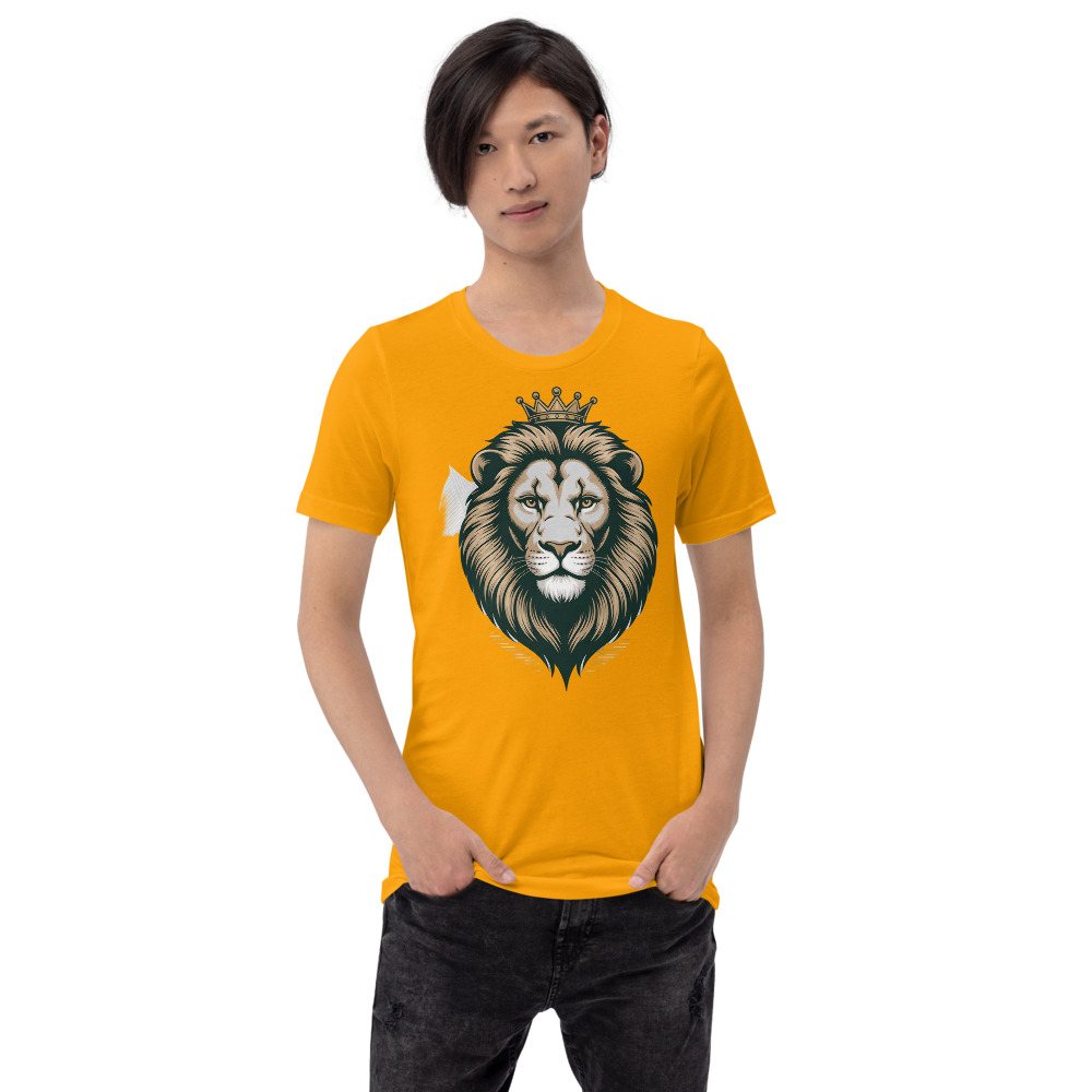 Biggest Bossman Crowned Lion Tee Front