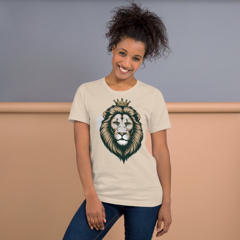 Biggest Bossman Crowned Lion Tee Front