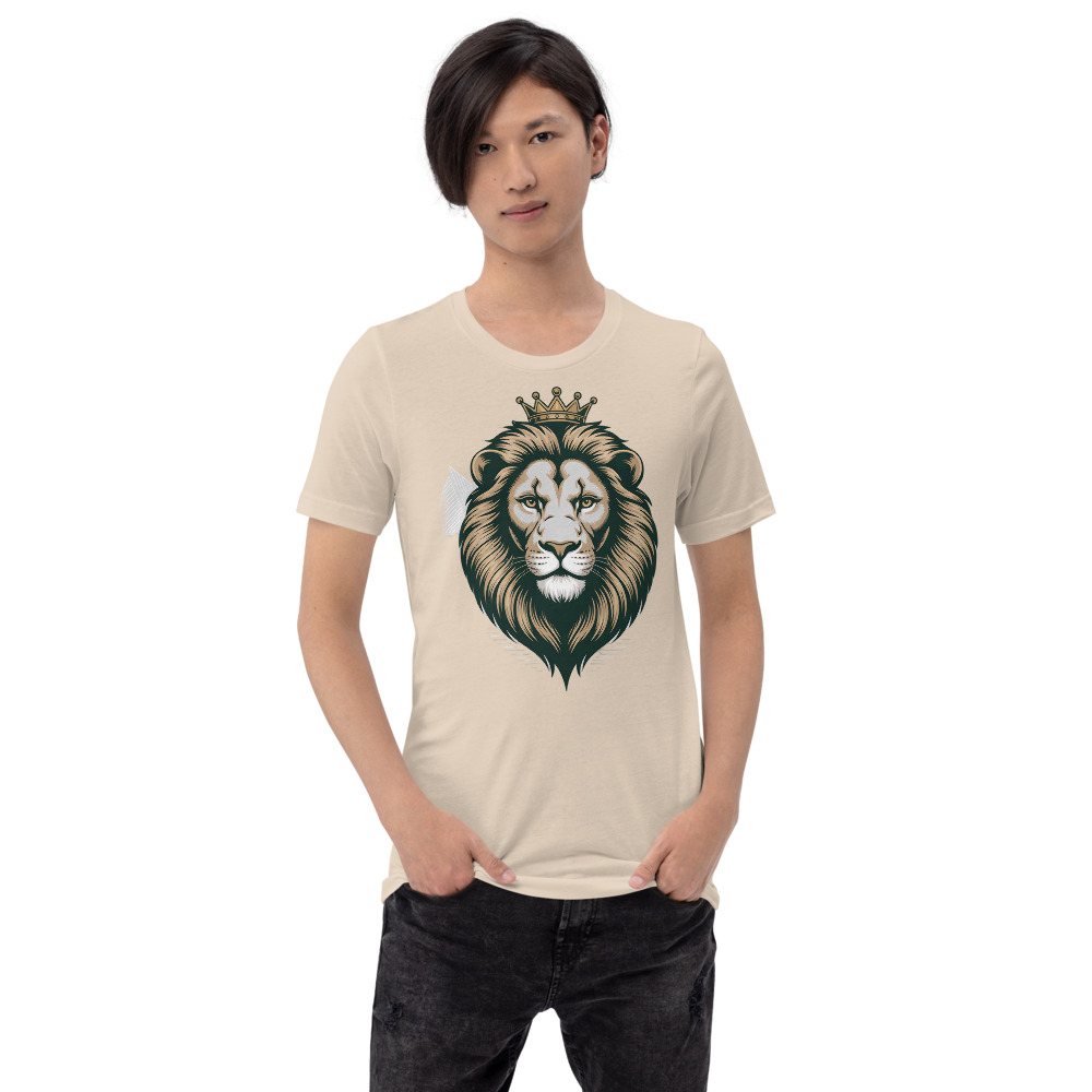 Biggest Bossman Crowned Lion Tee Front