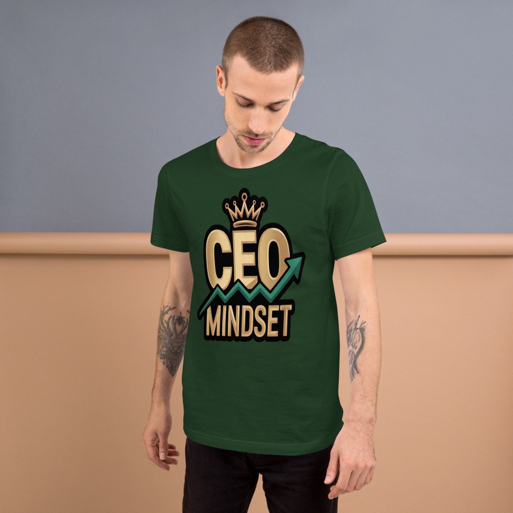 Biggest Bossman CEO Mindset Tee Front