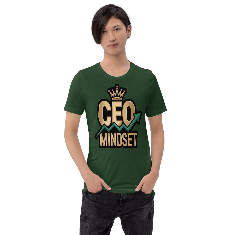 Biggest Bossman CEO Mindset Tee Front