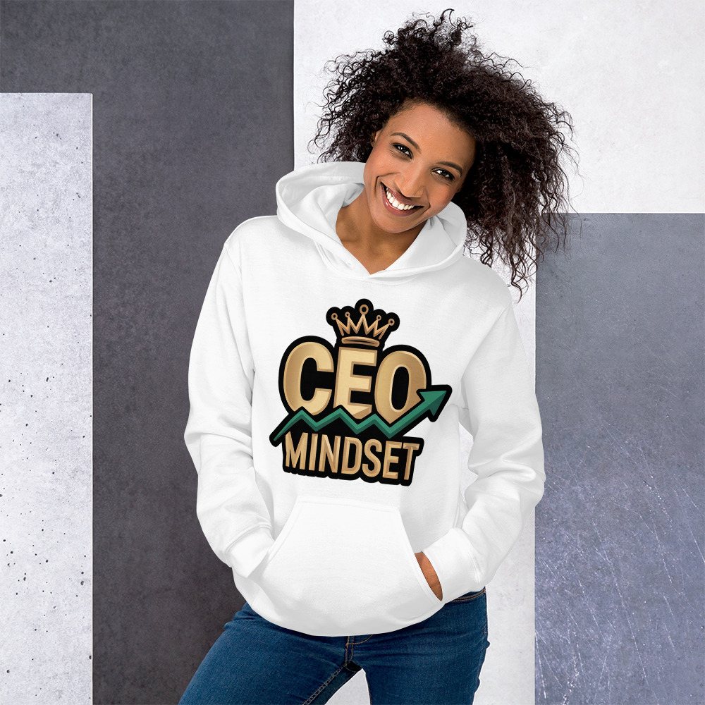 Biggest Bossman CEO Mindset Hoodie Front