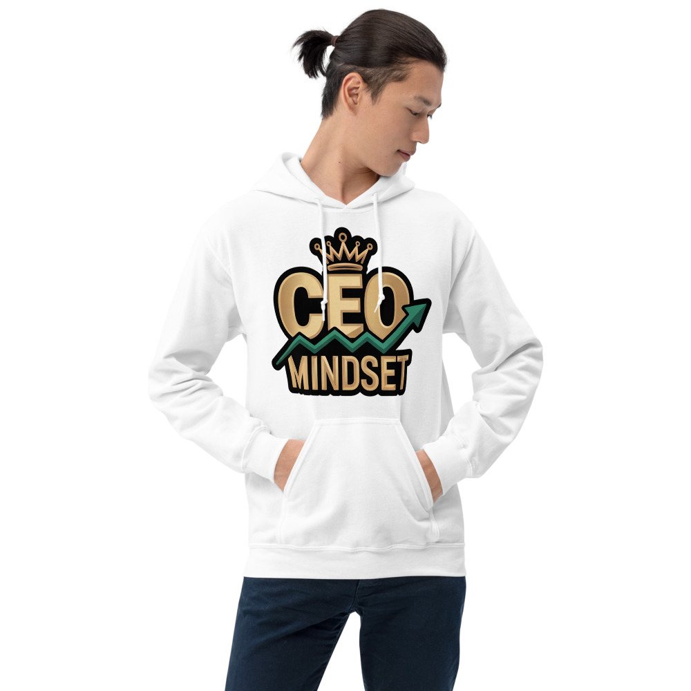 Biggest Bossman CEO Mindset Hoodie Front