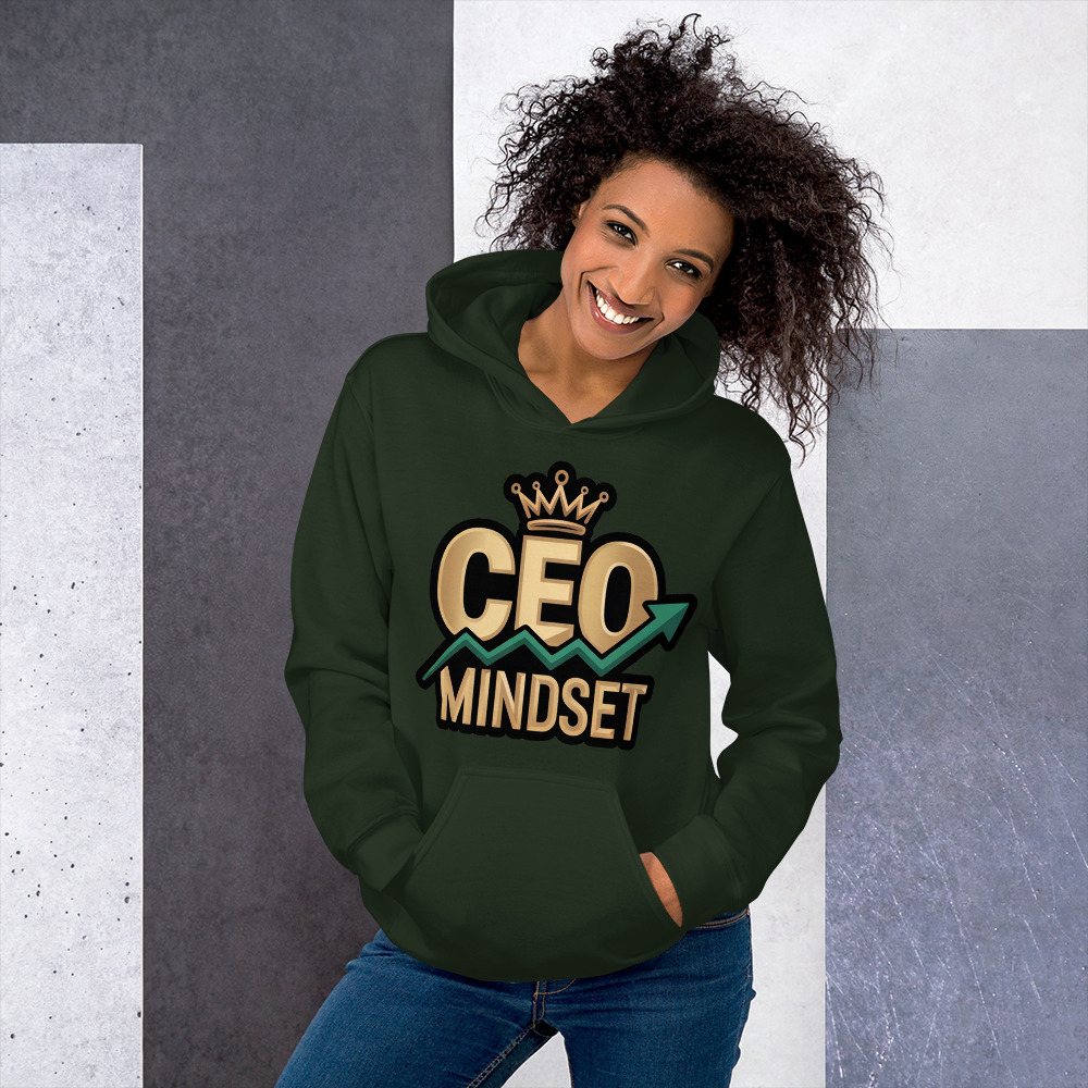 Biggest Bossman CEO Mindset Hoodie Front