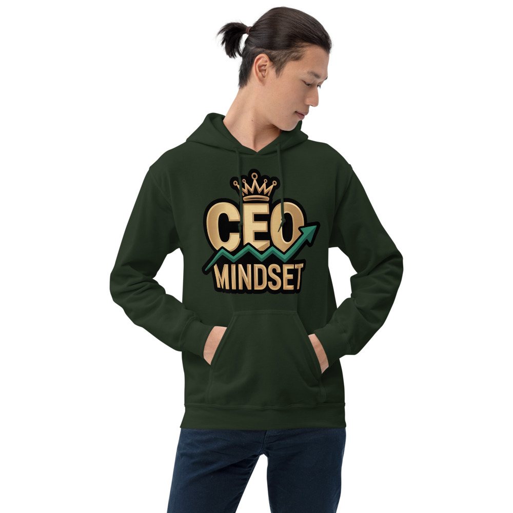 Biggest Bossman CEO Mindset Hoodie Front