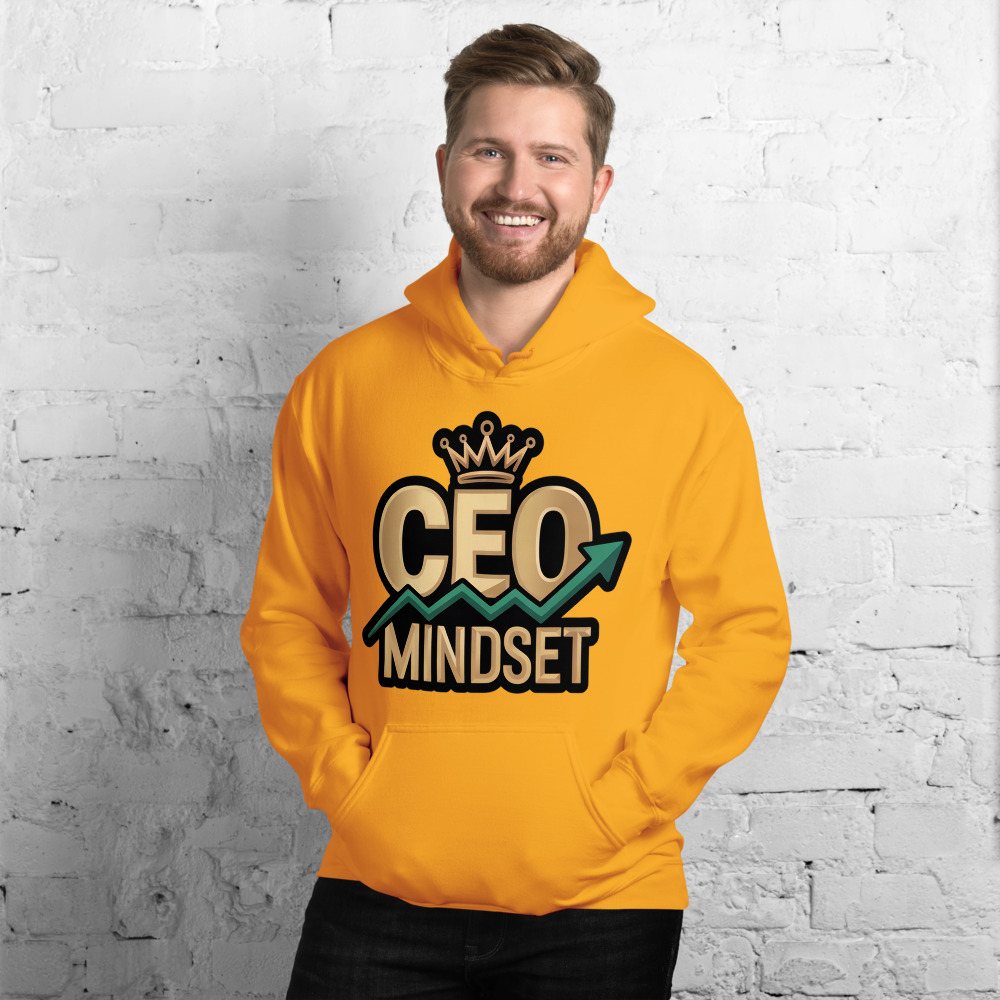 Biggest Bossman CEO Mindset Hoodie Front