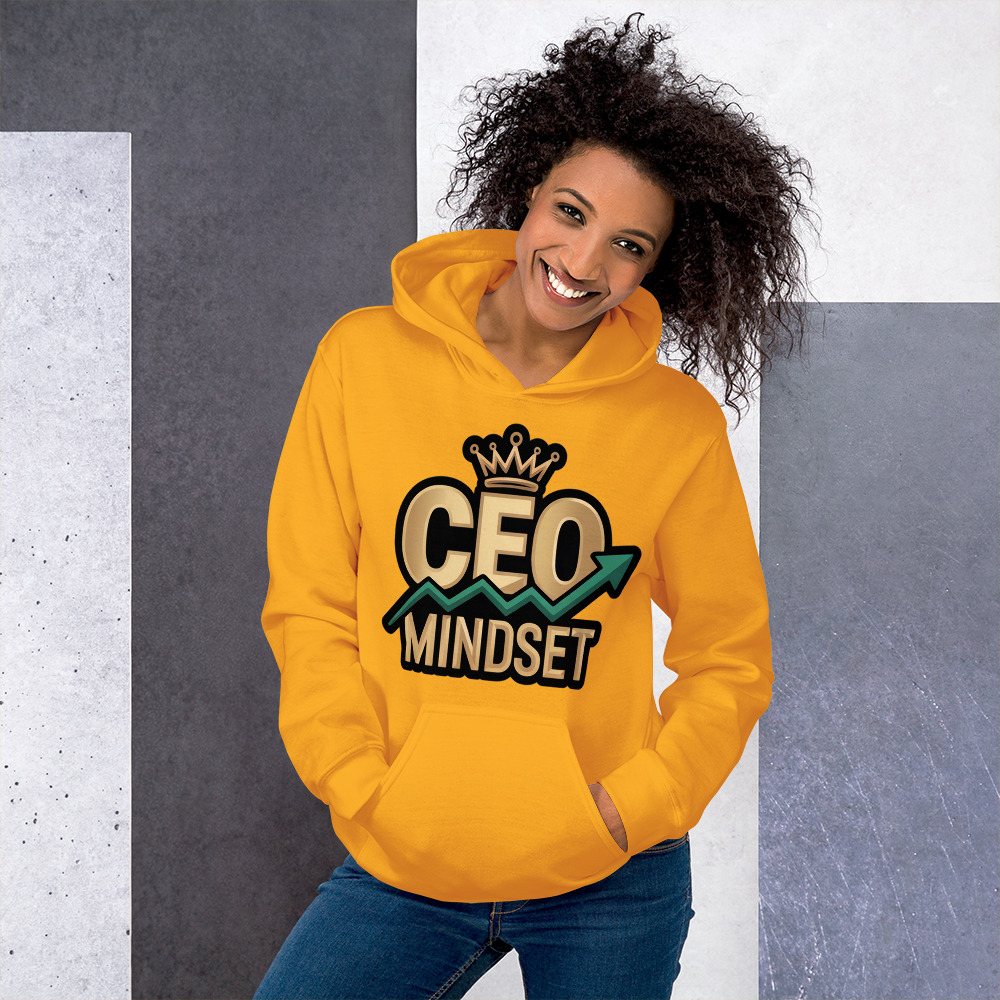 Biggest Bossman CEO Mindset Hoodie Front
