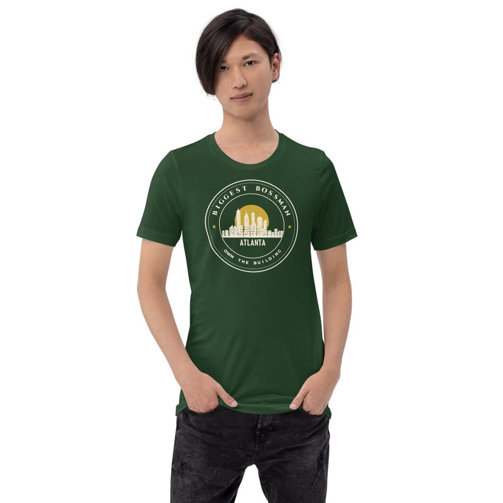 Biggest Bossman Atlanta Crest Tee in Forest