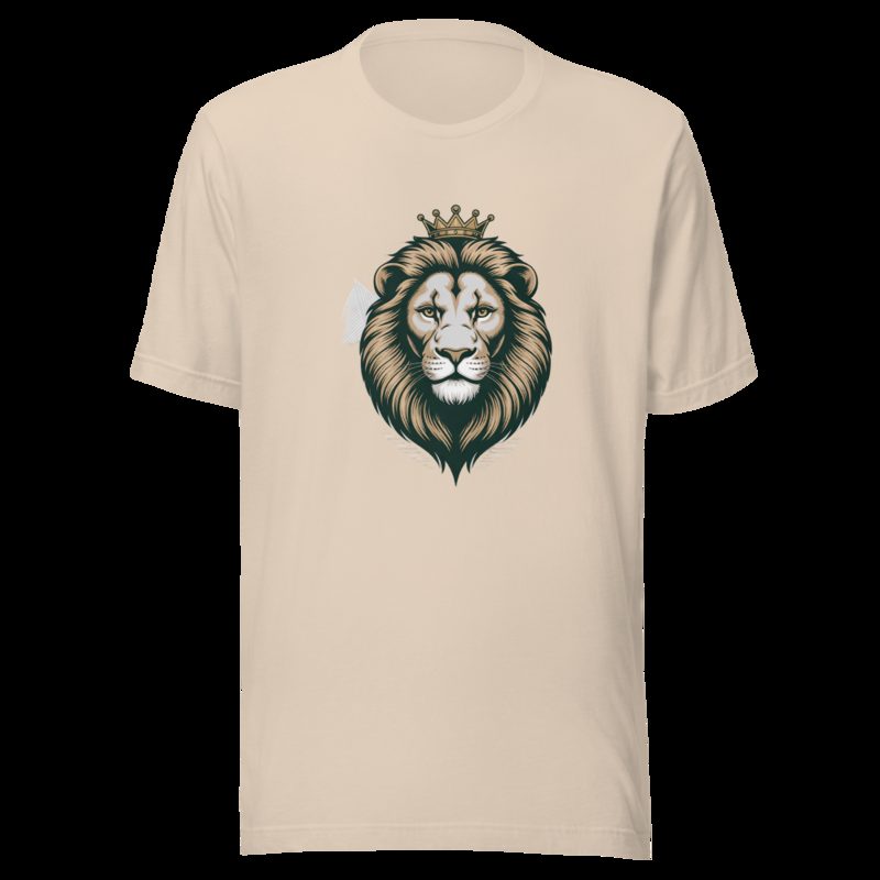 Biggest Bossman Crowned Lion Tee Soft Cream