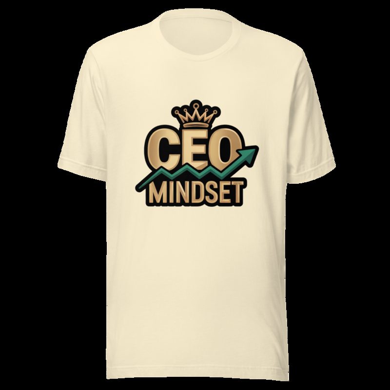 Biggest Bossman CEO Mindset Tee Natural
