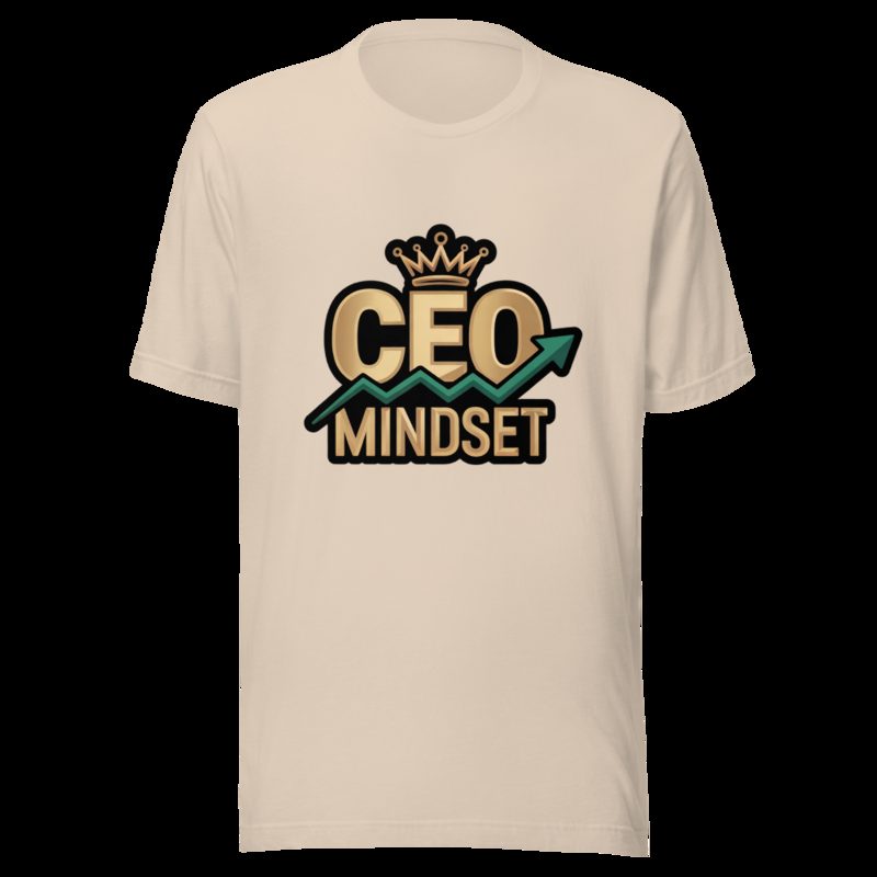 Biggest Bossman CEO Mindset Tee Soft Cream