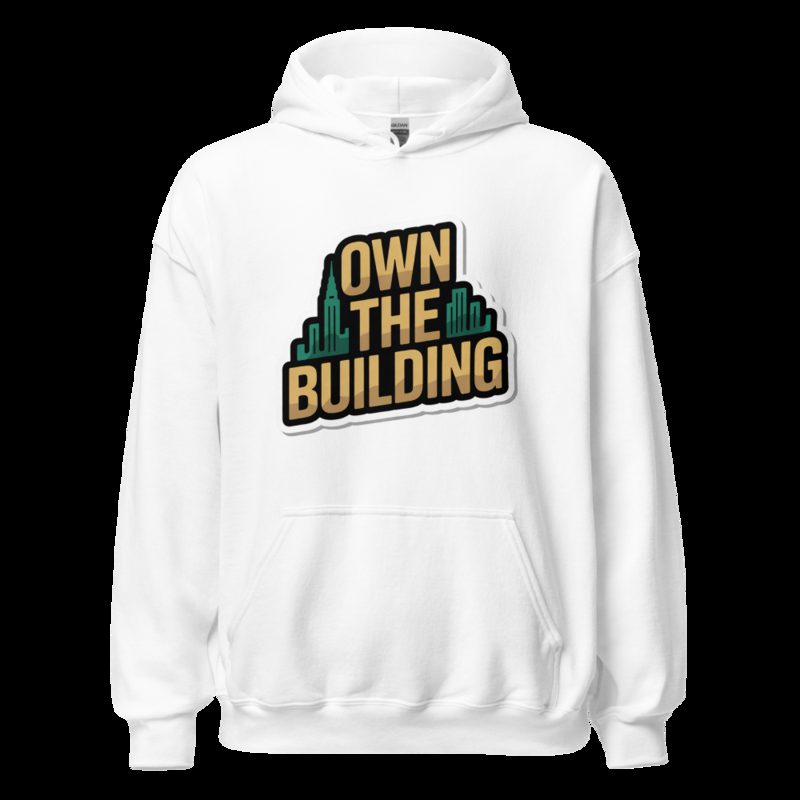 Biggest Bossman Own The Building Hoodie White
