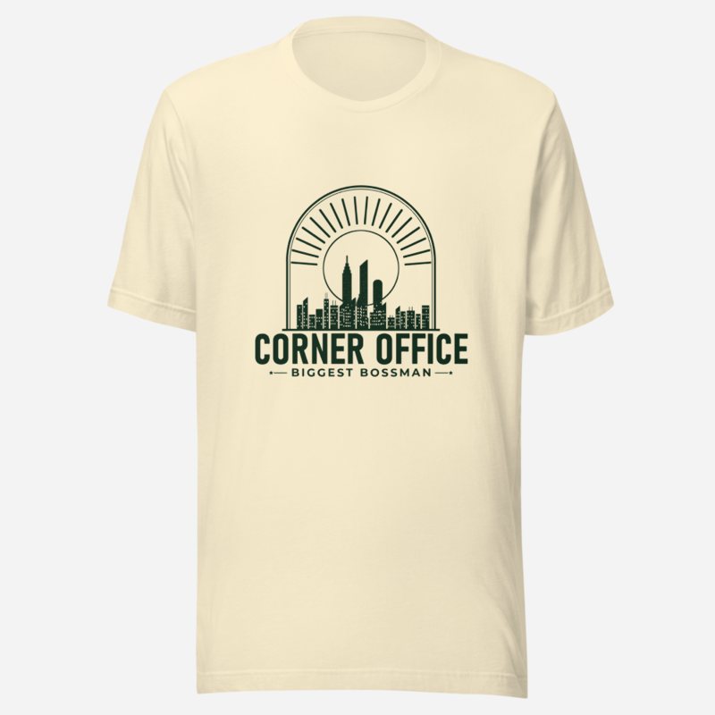 Biggest Bossman Corner Office Skyline Tee Natural