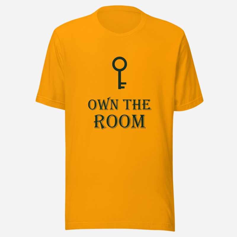 Biggest Bossman Own The Room Tee Gold