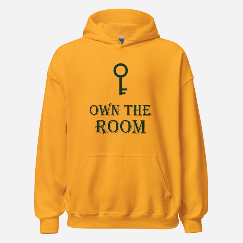 Biggest Bossman Own The Room Hoodie Gold