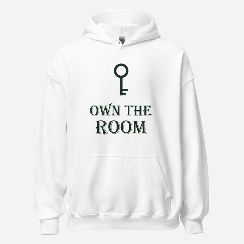 Biggest Bossman Own The Room Hoodie in White