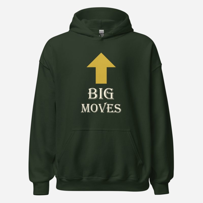 Biggest Bossman Big Moves Hoodie Forest Green