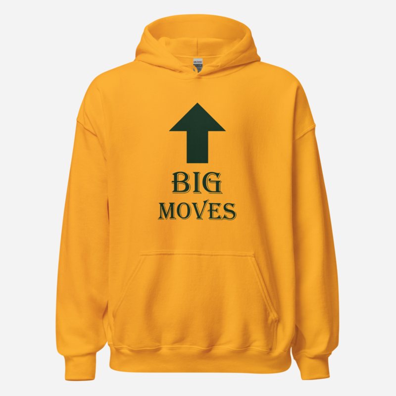 Biggest Bossman Big Moves Hoodie Gold