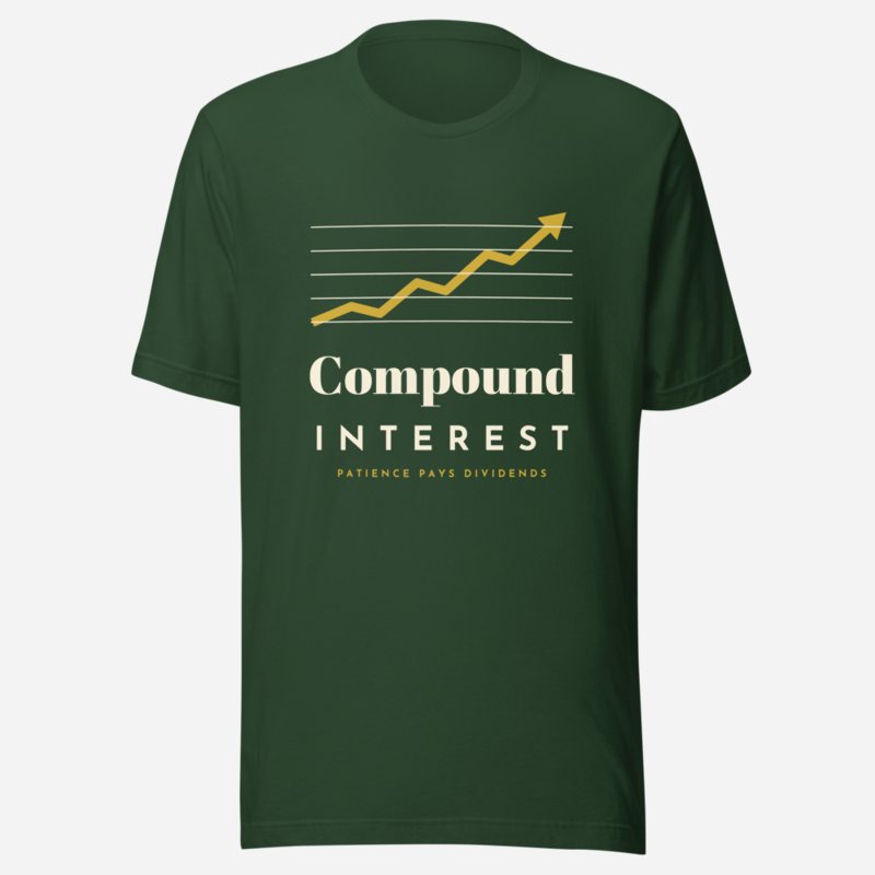 Biggest Bossman Compound Interest Tee Forest