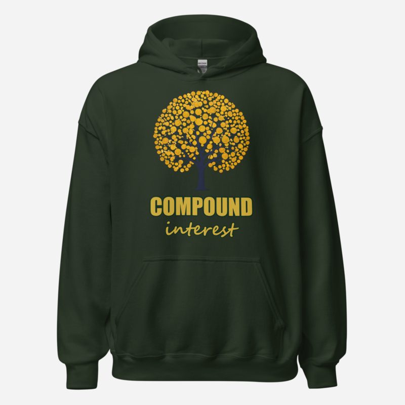 Biggest Bossman Compound Interest Money Tree Hoodie