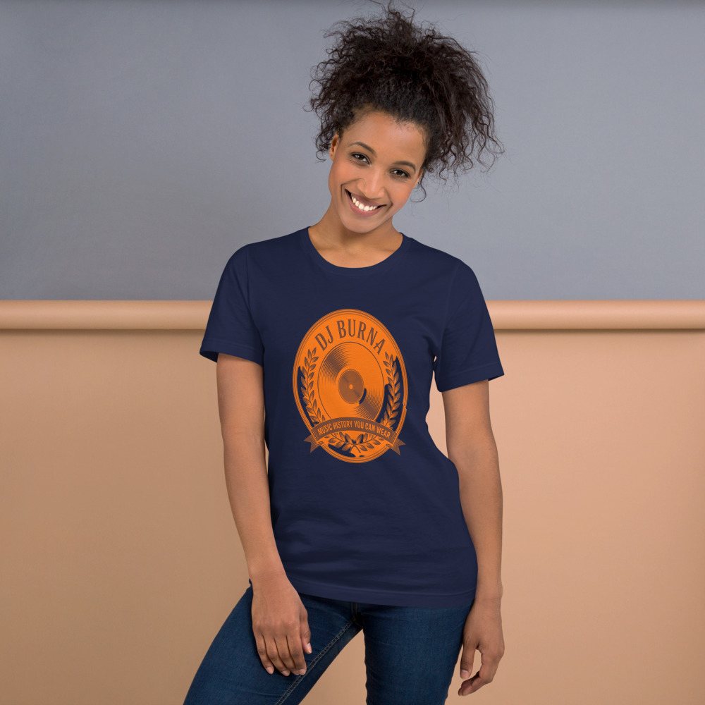 DJ Burna Vinyl Crest Tee Front